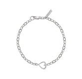 Pulsera Mujer Plata 925 Garabatos Corazon Anamora por Tanya Moss